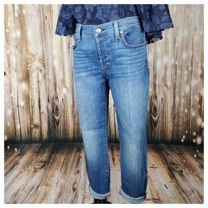 7 For All Mankind Josefina Slim Boyfriend Jeans 27